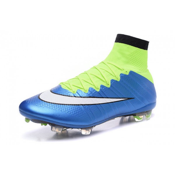 nike mercurial bleu et jaune